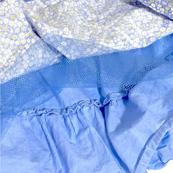 Mini Boden blue mini flower print sundress - Picture 4 of 4